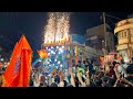 Unexpected fire crackers  at ram navami shobhayatra 2024  raja singh ram navami 2024