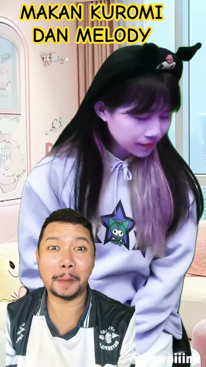 MAKAN EMOT KUROMI DAN MELODY!!!? #cute #sanriogirl #plushtoys #cinnamoroll #shortsfeed