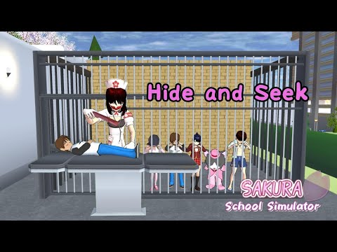 Ghost nurse Mio and Yuta Hide and Seek!!Permainan petak umpet|Menangkap tersembunyi #sakuraschool 
