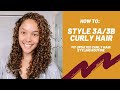 UPDATED CURLY HAIR STYLING ROUTINE | How To Style 3A/3B Curly Hair