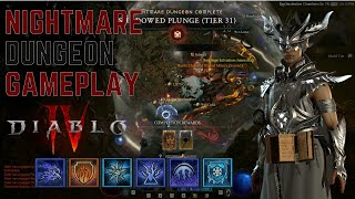 Diablo 4 | LVL 70+ Sorcerer Arc Lash Build | Nightmare Dungeon Gameplay #1 screenshot 4