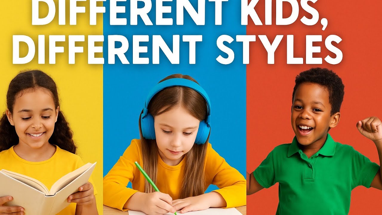 Hababka kala Duwan ee waxbarashadeed( Which Learning Style Is Your Child?)