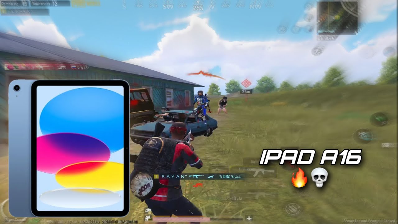 iPad (A16) PUBG GAMEPLAY 2026🔥| 5 fingers+ gyroscope 💀| PUBG MOBILE 