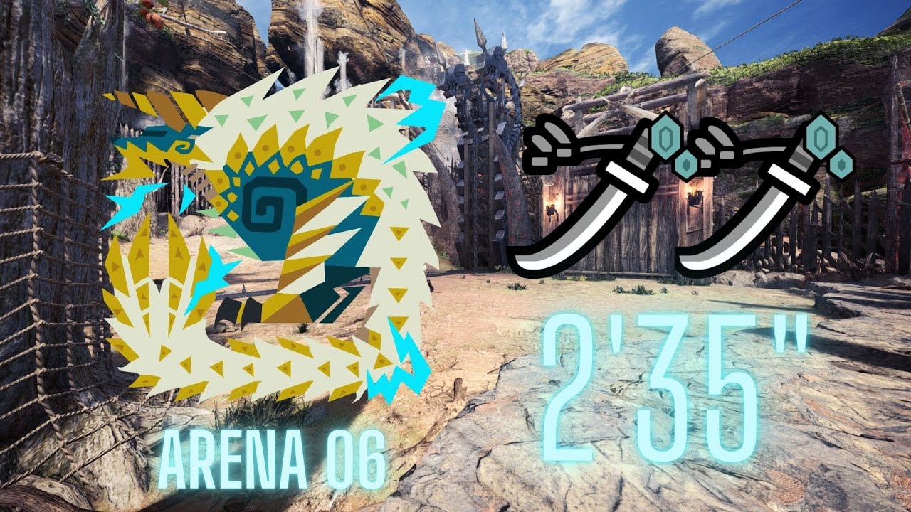 [MHWIB/PS4] ★6 Arena Quest 06 Zinogre LS/太刀 Duo 2'35"90 (REUPLOAD