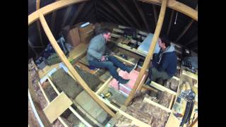 DIY Loft/Attic Boarding - Insulation | Storage Space | Loft Ladder | Time-lapse