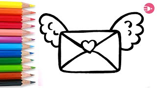 CARA MENGGAMBAR AMPLOP BERSAYAP screenshot 5