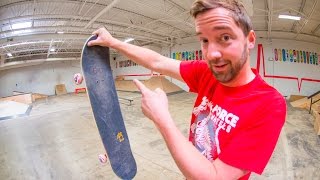 First Day Skating Trick ANYONE CAN LEARN! / The Acid Drop
