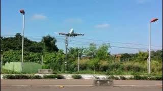 Pouso Boeing 747-400 - Air Global Cargo - Belém, Pará, Brasil - SBBE - BEL - Val de Cans. 25/10/2016