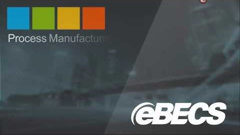 Microsoft Dynamics AX 2012 For Manufacturing companies