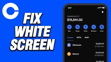How To Coinbase App White Screen Problem | Working