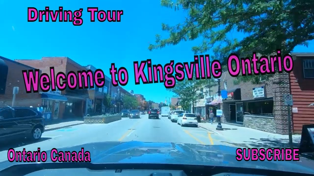 to Kingsville Ontario, (Driving Tour) YouTube