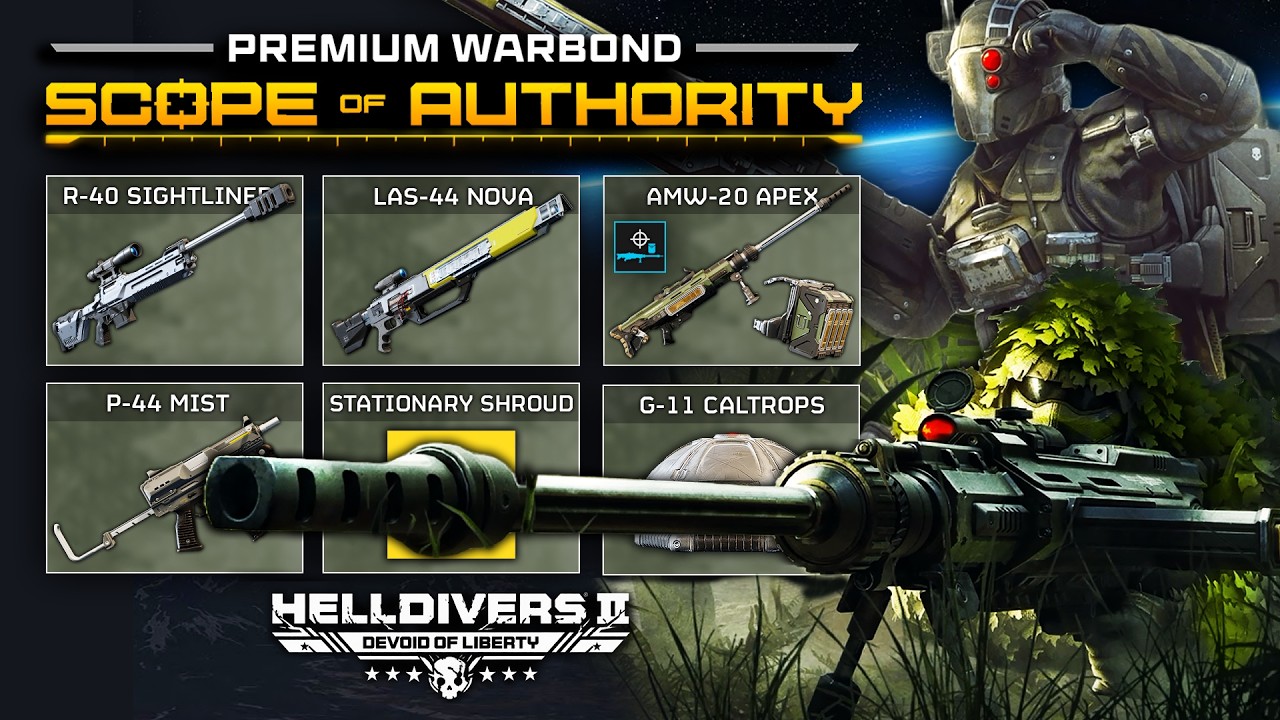 Helldivers 2 - Scope of Authority Warbond!