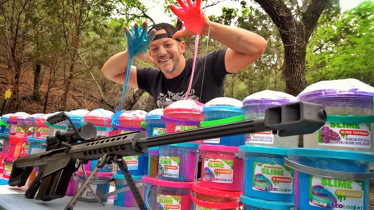 200lbs of Slime vs 50cal!!!