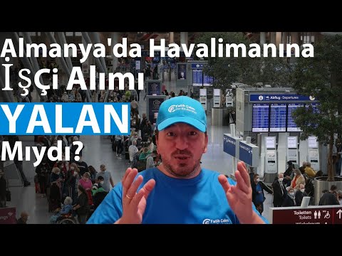 Almanya'da havalimanına işçi alımı yalan mıydı? | Detaylı ve önemli Bilgi! | #Almanya #havalimanı