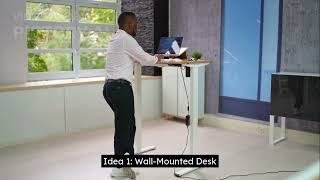10 Genius Home Office Ideas for Small Spaces #HomeOfficeIdeas #SmallSpaceLiving #WorkspaceGoals