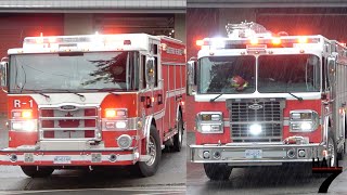 Abbotsford Fire & Rescue Services - Rescue 1, & Engine 2 Responding Abbotsford Fire & Rescue Services - Rescue 1, & Engine 2 Responding