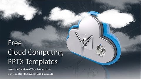 Cloud Computing Technology PowerPoint Template | Technology Presentation | wowTemplates | SlidesGeek