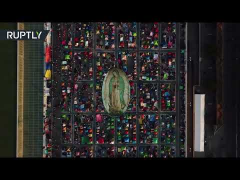 Видео: Празник на Богородица от Гуадалупе, Мексико Сити - Матадорска мрежа