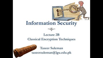 Information Security Course Urdu/Eng | Lecture 02B Classical Encryption Techniques - Ceaser Cipher