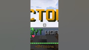 POV: easy minecraft hypixel duels win #shorts