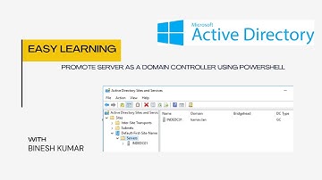 Promote Server as a Domain Controller Using PowerShell