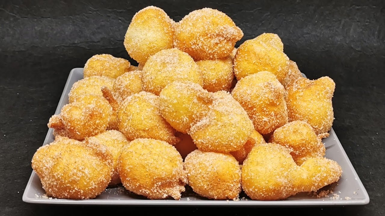 Si tienes huevos, harina y yogur has estos boñuelos te van a encantar | @Cocinando con Jenny