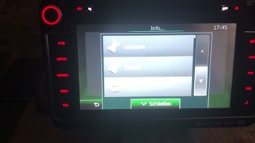 Überprüfung des aktuellen Kartenmaterials und der Lizenzen für Clarion NX und NZ.