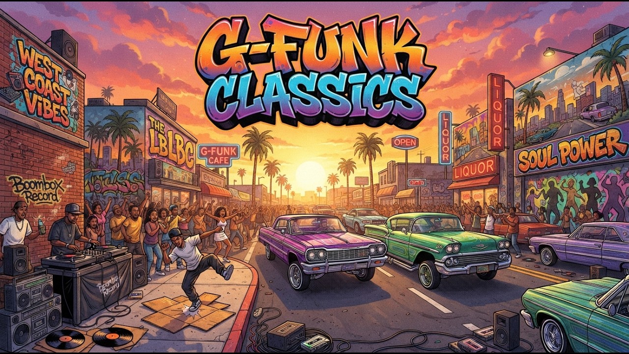 G Funk Classics 🔥 Snoop Dogg, Dr Dre, Nate Dogg & 2Pac Cover
