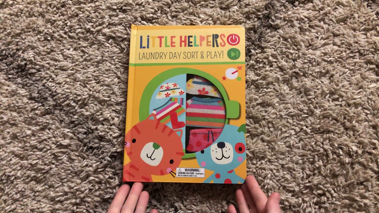 Usborne Books & More Little Helpers Laundry Day Sort & Play!