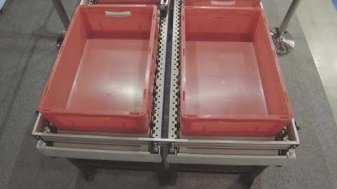 Crate Conveyor Belt Stock Video