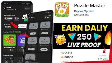 Puzzle Master App | Puzzle Master App Se Redeem Code Kaise Len | Free Redeem Code App