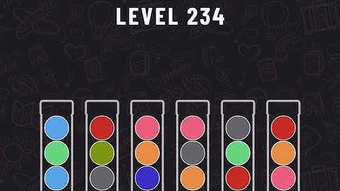 Ball Sort Puzzle Level 234 #ballsortpuzzle #ballsortpuzzlegameplay #puzzlegame #mobilegames