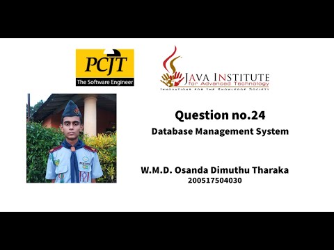 Database Task 24 | Java Institute