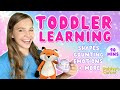 Toddler learning  learn shapes counting  emotions  best learnings for toddlers  for kids