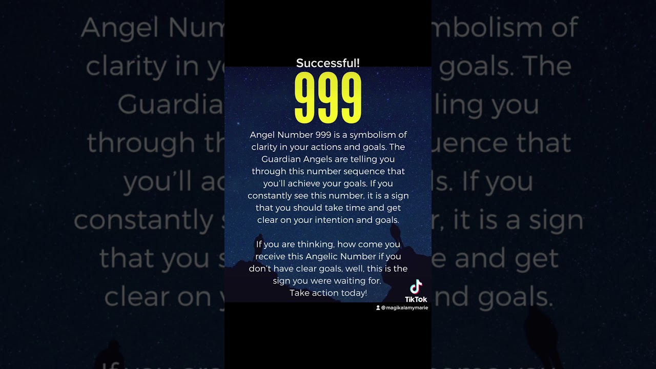 What does 999 mean? Synchronicities 