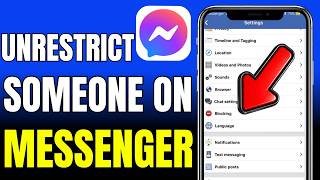 How To Unrestrict Someone On Messenger (2026) screenshot 3