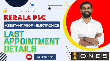KPSC AP Electronics Last Appointment Details | Expected Cut off | Maximum Mark | Top Rank