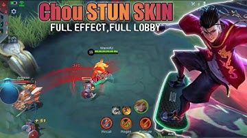Chou STUN Script SKIN Full Effect + Full background | MLBB