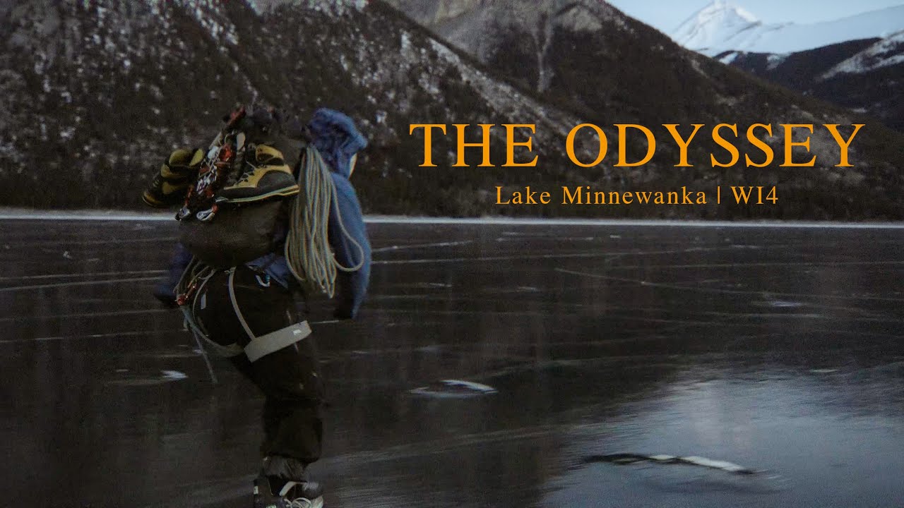 The Odyssey WI4 | Ice Climb Banff National Park