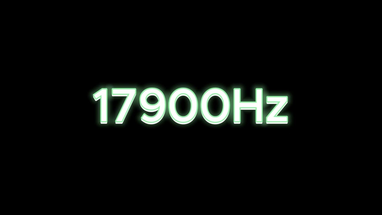 17900Hz / 17.9KHz Tone Test: Speaker & Headphone Frequency