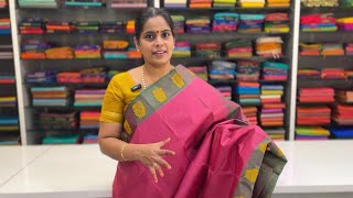 Poongavanam Lite weight Kanchipuram Pure Silk Saree | Varman Silks| #chitramurali screenshot 4