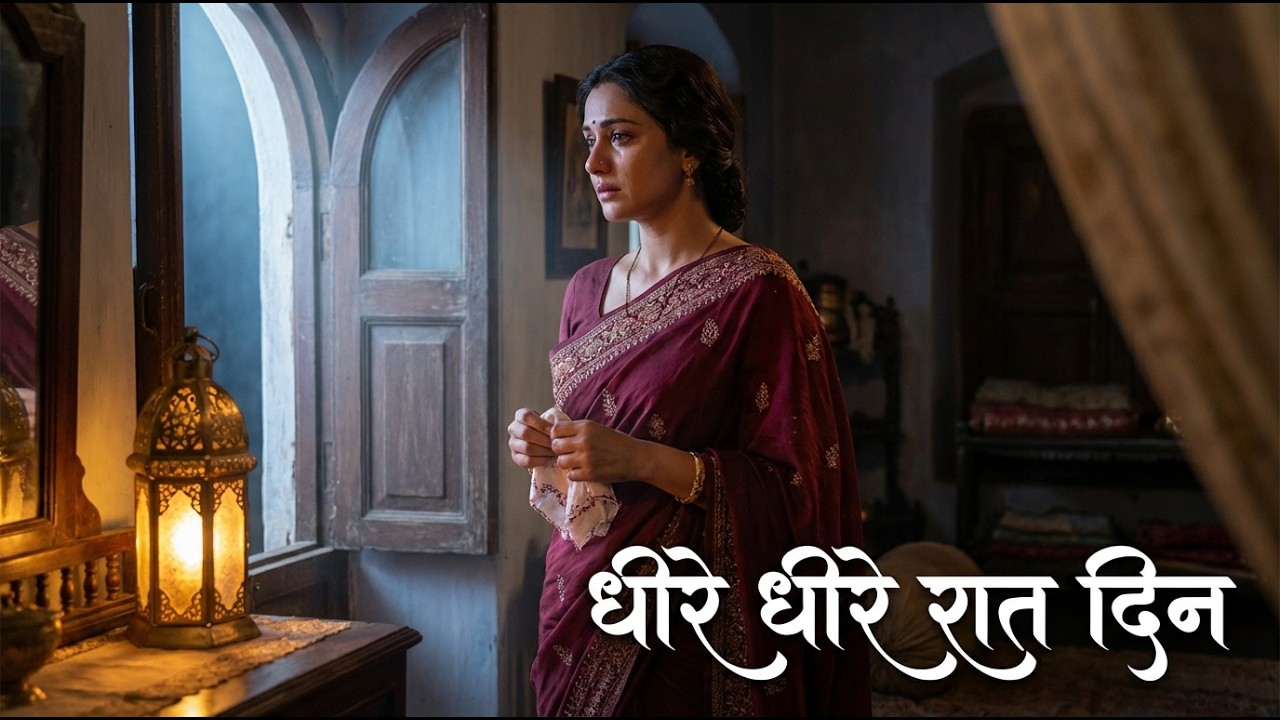 धीरे धीरे रात दिन | Heart Touching Female Ghazal | Yaadon Ki Ghazal