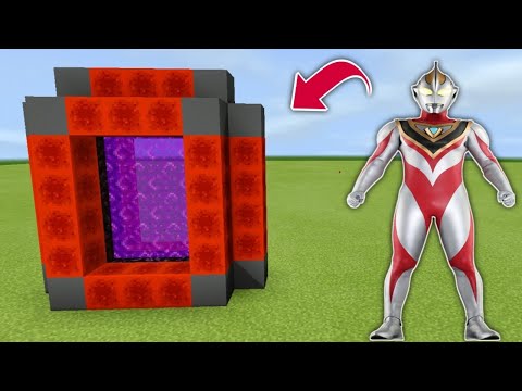 Membuat Portal Ultraman Gaia ~ Minecraft PE