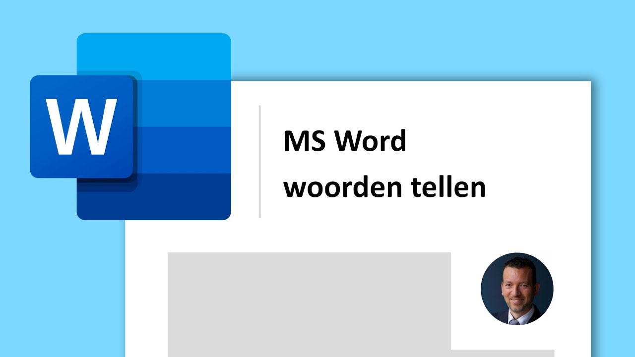 Aantal woorden in MS Word document tellen (in 30 seconden) - YouTube