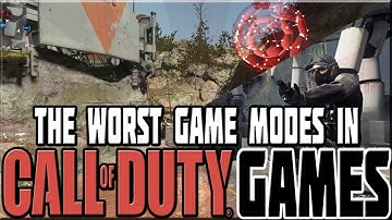 WORST GAME MODES IN CALL OF DUTY GAMES!