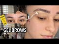 I TRIED HAIR GEL ON MY BROWS ?! Testing Out *VIRAL* Hair Gel Brows Hack