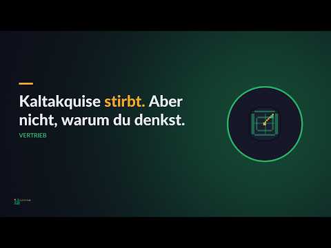 Video-Vorschau: Warum klassische Kaltakquise in der Schweiz stirbt