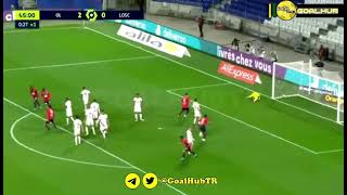Burak yilmaz Lille Mükemmel frikik golü amazing free kick goal