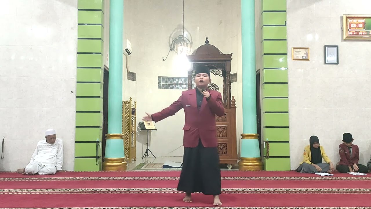 Safari Dakwah Ramadhan Oleh Faiyad Izalzi dari siswa SMP RUSYDA ke Masjid Al Muslimin