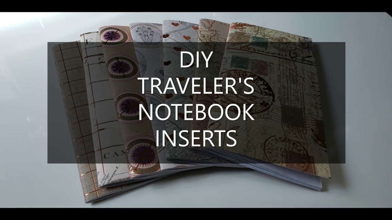 DIY Traveler's Notebook Inserts YouTube